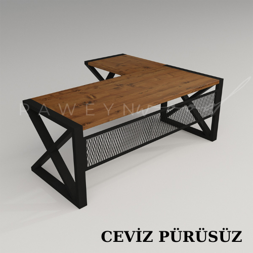 İnci%20Solid%20Wood%20L%20Office%20Desk