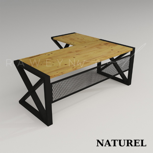 İnci%20Solid%20Wood%20L%20Office%20Desk
