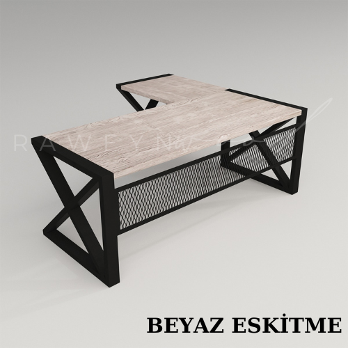 İnci%20Solid%20Wood%20L%20Office%20Desk