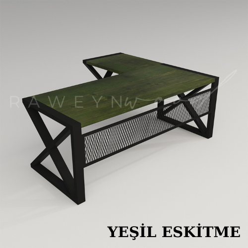 İnci%20Solid%20Wood%20L%20Office%20Desk