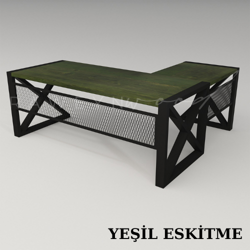 İnci%20Solid%20Wood%20L%20Office%20Desk