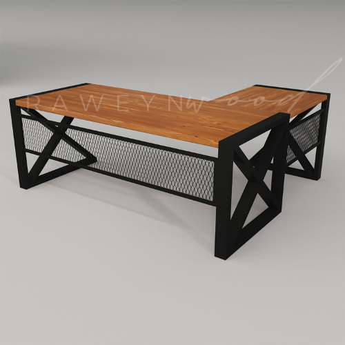 İnci%20Solid%20Wood%20L%20Office%20Desk