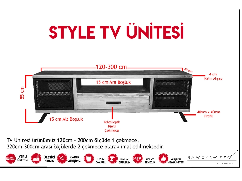 Style%20Natural%20Wood%20Iron%20Covered%20TV%20Stand