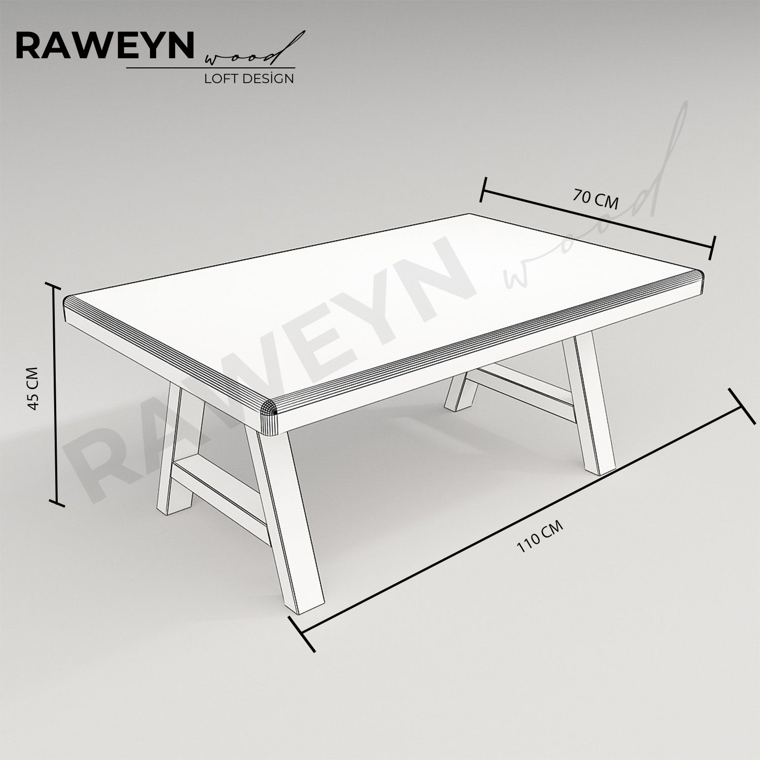 Lau%20Doğal%20Ahşap%20Düz%20Kenar%20Sehpa