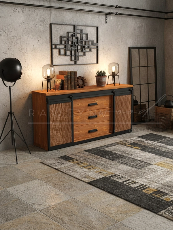 Rena%20Solid%20Wood%203%20Drawer%20Sliding%20Office%20Console