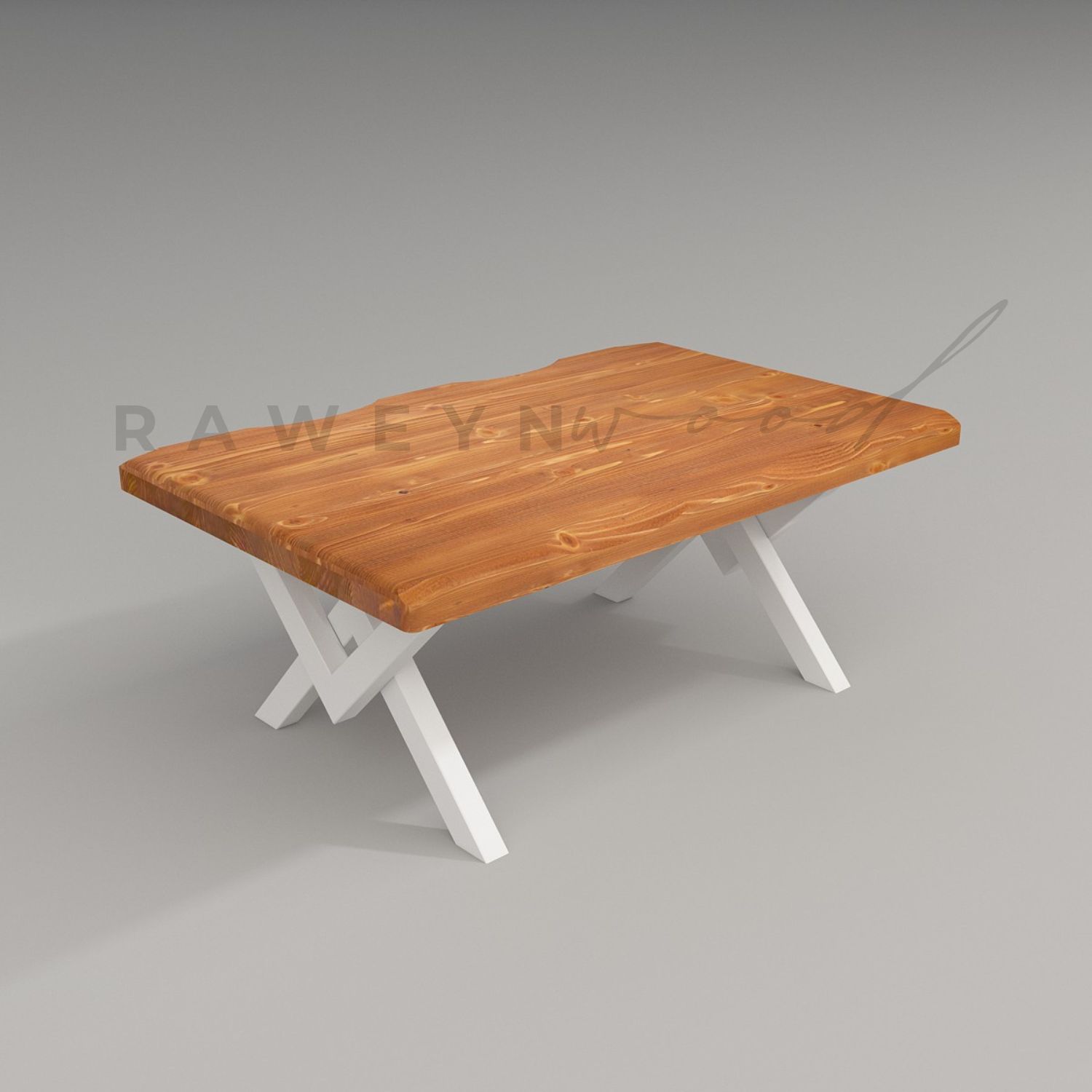 Isea%20Natural%20Wood%20Wavy%20Edge%20Office%20Coffee%20Table%20White%20Leg