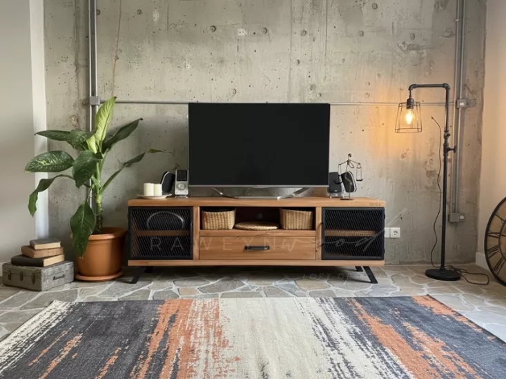 Ahşap tv üniteleri,Özel Tasarım,Raweyn’de