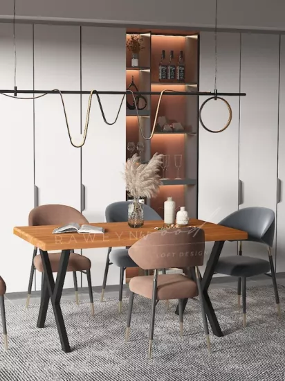 Naturel,Kütük Masa,Açık Meşe Renk,Raweyn