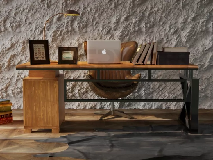 Ahşap Ofis masası,Ofis Dekorasyon Raweyn’de