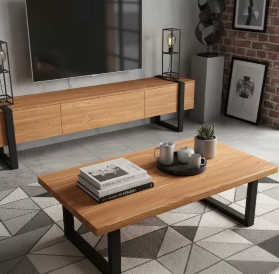 Doğal Ağaç,Ahşap Sehpa Modelleri Raweyn’de