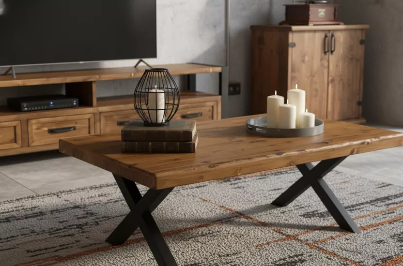 Doğal Ahşap Sehpa,Modern Tasarımları Raweyn’de...