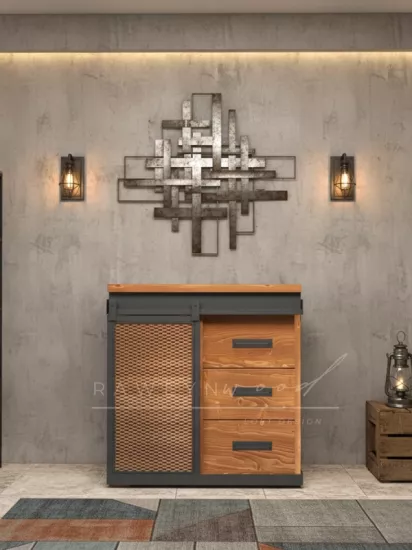 Ahşap ofis dolap,Loft tasarımları Raweyn’de