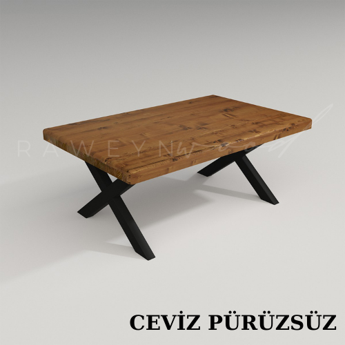 Nita%20Doğal%20Ahşap%20Düz%20Kenar%20Sehpa